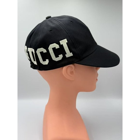 Gucci Men’s Patch 25 Baseball Cap Hat Black M  751400 - Picture 5 of 14